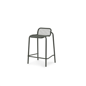 Sgabello da Bar Normann Copenhagen Vig H65 cm Verde Scuro