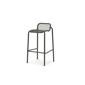 Sgabello da Bar Normann Copenhagen Vig H75 cm Verde Scuro