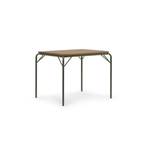 Tavolo da Pranzo Normann Copenhagen Vig 90 x 80 cm Verde scuro/Robinia