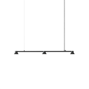 Normann Copenhagen Hat Lampadario Lineare Piccolo Nero