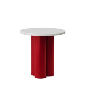 Normann Copenhagen Il Tuo Tavolino Rosso/ Bianco Carrara