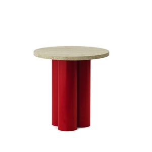 Normann Copenhagen Your Tavolino Rosso/ Travertino Chiaro