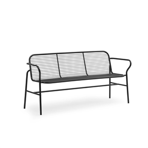 Normann Copenhagen Vig Panca da Esterno Nero