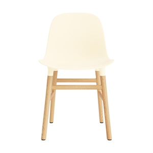 Normann Copenhagen Form Sedia da Pranzo Crema/Rovere