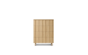 Mobile Rib Normann Copenhagen con 4 Cassetti in Rovere