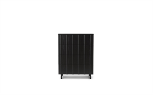 Mobiletto Normann Copenhagen Rib con 4 cassetti Soft Nero