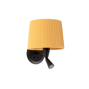 Applique Faro SAMBA Opaco Nero/ Giallo