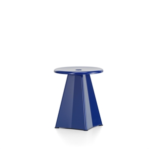 Vitra Tabouret Metallique Sgabello Prouvé Bleu Marcoule