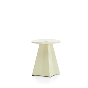 Vitra Tabouret Métallique Sgabello Prouvé Blanc Colombe