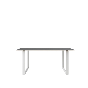 Muuto 70/70 Tavolo da Pranzo 170x85 Linoleum Nero/Grigio