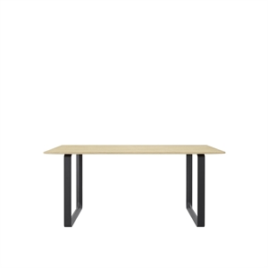 Muuto 70/70 Tavolo da Pranzo 170x85 Rovere Impiallacciato/ Nero