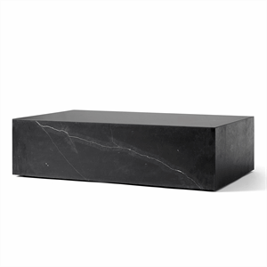 Tavolino Audo Plinth Basso Marmo Marquina