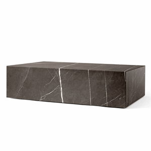 Tavolino Audo Plinth Basso Marmo Kendzo Grigio