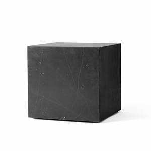 Tavolino Audo Plinth Cubic Marquina Marmo