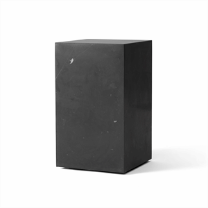 Tavolino Audo Plinth Alto Marmo Nero Marquina