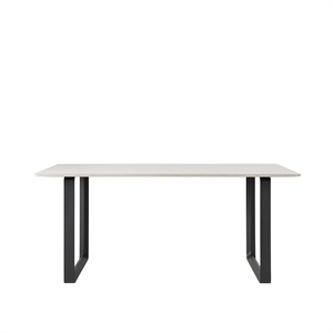 Muuto 70/70 Tavolo da Pranzo 170x85 Laminato Bianco/Nero