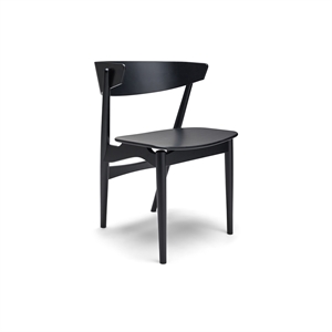 Sedia da Pranzo Sibast Furniture N. 7 in Faggio Nero
