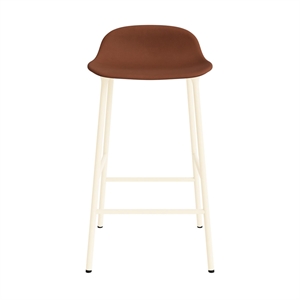 Normann Copenhagen Form Sgabello da Bar 65 cm Imbottito Gruppo 7 Crema/ Acciaio