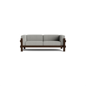 Normann Copenhagen Kube Divano A 3 Posti Marrone scuro/Remix 133
