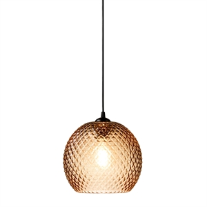 Lampadario A Sospensione Halo Design Nobb Ball Ø22 Ambra