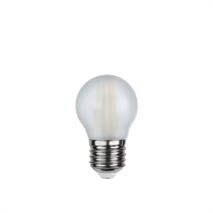 Lampadina A Filamento LED Globe Lighting E27 4W Satinato