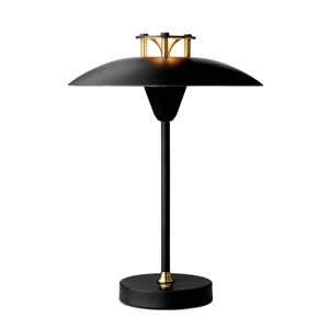Lampada da tavolo portatile Halo Design Mini Stepp 1-2-3 Nero