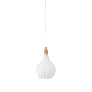 Lampadario Halo Design Drops in Tessuto Ø17 Bianco