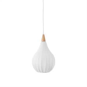 Lampadario Halo Design Drops in Tessuto Ø23 Bianco