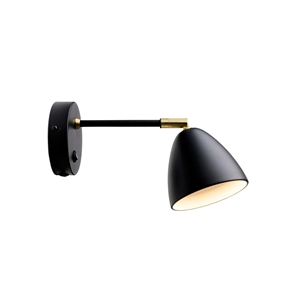 Applique Halo Design Room in Ottone Nero