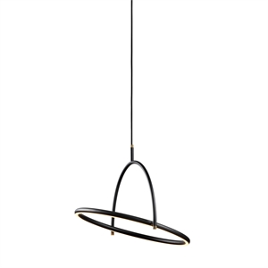 Lampadario Halo Design Tilt Ø40 Nero