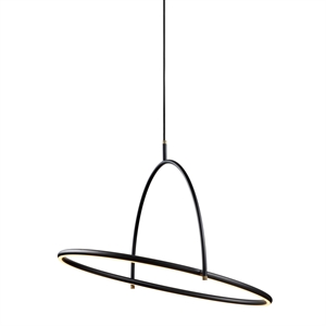 Lampadario Halo Design Tilt Ø60 Nero