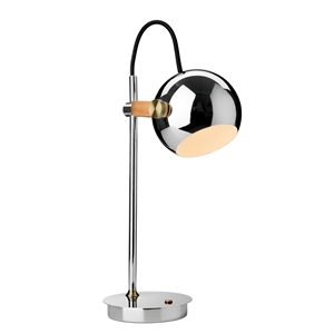 Lampada da tavolo portatile Halo Design DC Cromo