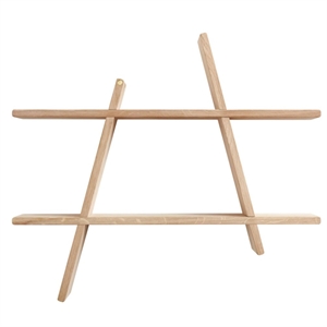 Andersen Furniture Scaffale A-Shelf Grande 78x12x67 cm Rovere Naturale Oliato