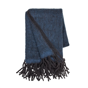 Tappeto Cozy Living Mathea Melange Blu Royal/Noir