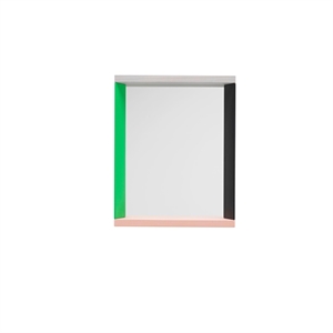 Specchio Vitra Color Frame Piccolo Verde/ Rosa