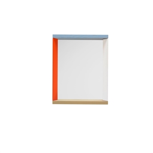 Specchio Vitra Colour Frame Piccolo Blu/ Arancione