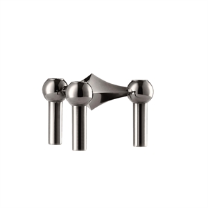 STOFF Nagel Candlestick H6.5 Cromo Nero