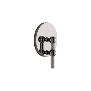 Portacandele da Parete STOFF Nagel H14,5 Cromo Nero