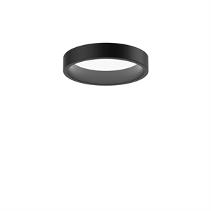 Plafoniera Louis Poulsen LP Circle Semi-incasso Ø26 3000K e Interruttore Dali/ - Dim Nero
