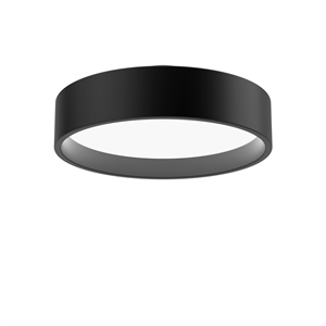 Plafoniera Louis Poulsen LP Circle con diffusore opalino Ø26 3000K e Interruttore Dali/ - Dim Nero