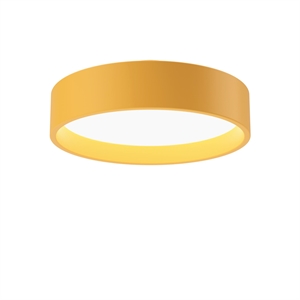 Plafoniera Louis Poulsen LP Circle con Diffusore Opalino Ø26 3000K e Interruttore Dali/ - Dim Giallo