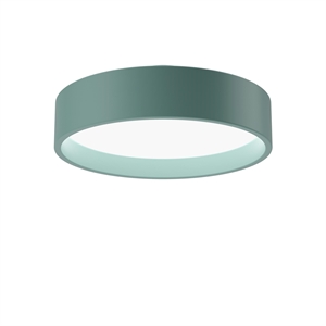 Plafoniera Louis Poulsen LP Circle con diffusore opalino Ø45 3000K e Interruttore Dali - Dim Pale Petroleum