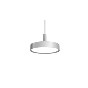 Louis Poulsen LP Slim Lampadario Ø25 3000K e Dali Dark Raw Alluminio