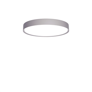 Plafoniera rotonda sottile Louis Poulsen LP Ø44 3000K e Dali Alluminio scuro