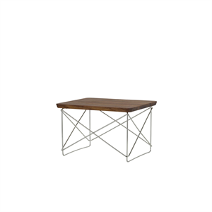 Vitra Occasional Table LTR Comodino/Tavolino Laterale Noce scuro/Acciaio Inossidabile