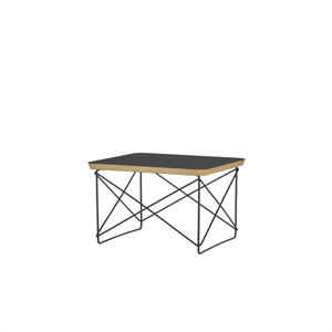 Vitra Occasional Table LTR Comodino/Tavolino Laterale Laminato Nero/Nero