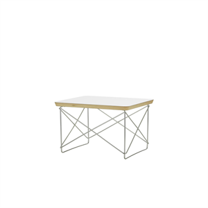 Vitra Occasional Table LTR Comodino/Tavolino Laterale in Laminato Bianco /acciaio Inossidabile