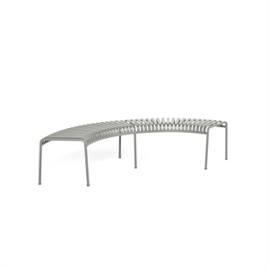 Set di 2 Panchine da Parco HAY Palissade, Autoportanti , Grigio Cielo