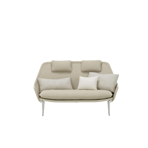 Vitra Divano Lento Flocca 0650/ Beige 02/ Cromo