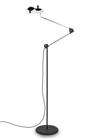 Stilnovo Topo Piantana Lampada da Terra Cromo